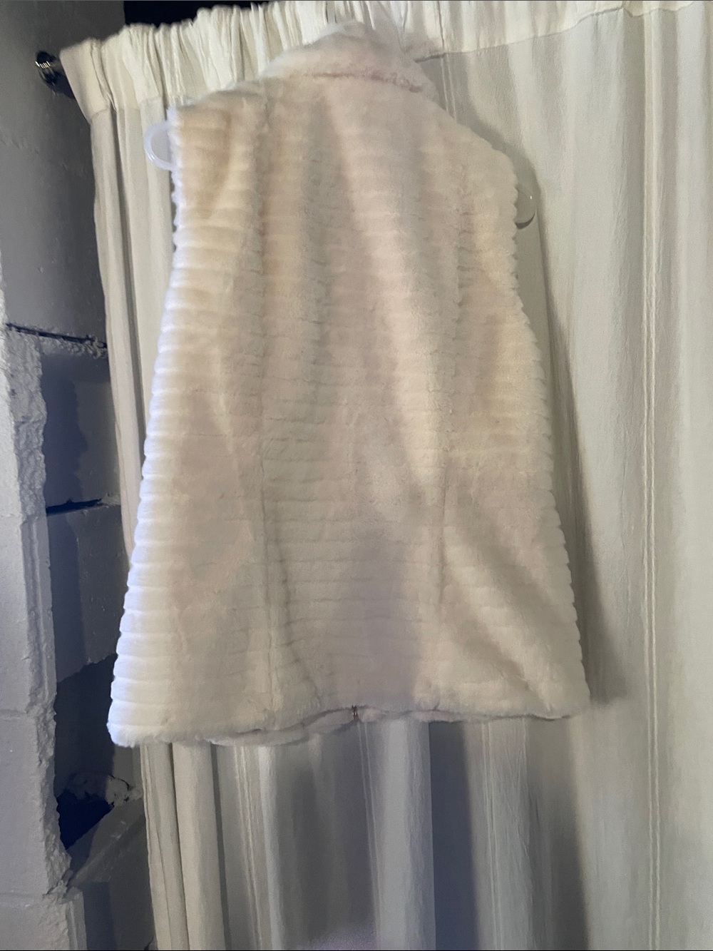 Calvin Klein Kids Faux Fur Vest - Cream